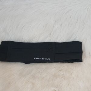 Natan Zipster Running  Black Fitness Belt Sz XXS